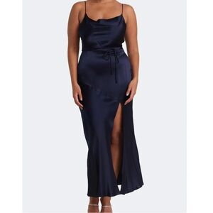 Bec + Bridge Moon Dance Midi Dress in Ink